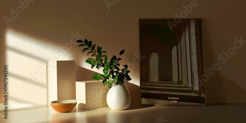 Modern Interior Design Features a Yellow Sofa and Minimalist Decor in a Cozy ...