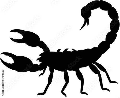 Scorpion Silhouette – Flat Vector Plotter Cut File