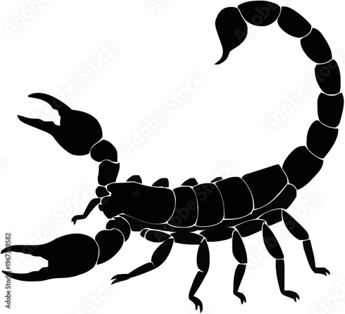 Scorpion Silhouette – Flat Vector Plotter Cut File