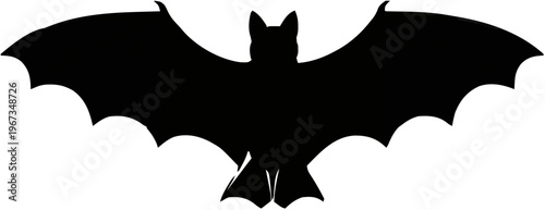 Bat Silhouette – Flat Vector Plotter Cut File