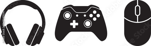 A black and white butterfly rests on a white background like a sleek gaming icon, symbolizing the fusion of nature and technology found in a fun video game controller button