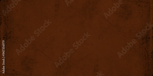 Dark brown vintage grunge background texture with subtle border frame and antique weathered paper effect for design