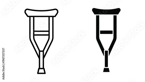 Comparison of traditional and modern forearm crutches design variations
