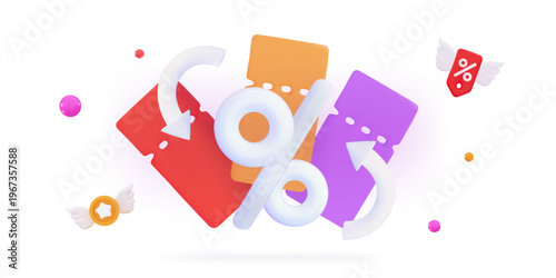 3d low price 3d coupon or voucher with discount Financial loss or growth, increase or low of revenue