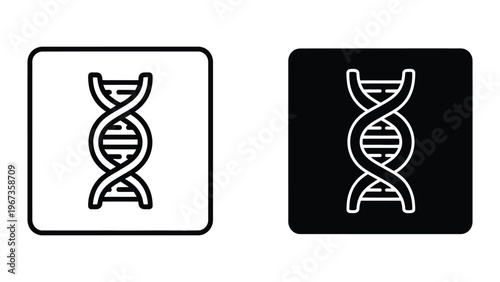 Contrasting dna helix representations on different background colors