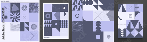 Abstract geometric pattern. Mosaic. Vector illustration for poster, cover, brochure, card, presentation, flyer or banner.