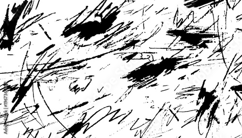 A black brush stroke vector illustration on a white background