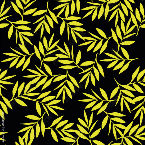 Seamless floral pattern, liberty ditsy print of mini plants in delicate pastel colors. Cute botanical design of tiny hand-drawn flowers and small leaves. Simple romantic pattern. Vector illustration.