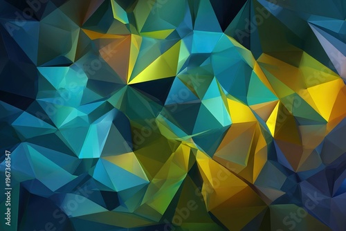 abstract low-poly vector background