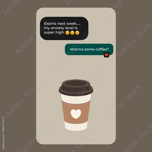Notification Boxes Template for Iphone. Smartphone Message Interface. Vector illustration. Android. Smartphone. IMessages. We Chat. Line. Whatsapp. Samsung Galaxy. 