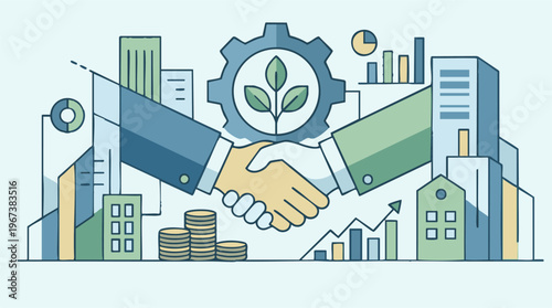 Business Partnership, Sustainability and Growth in Urban Environment