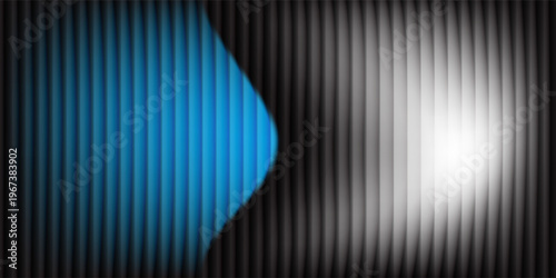 A vertical glass motion, glowing white, blue, fractal glass effect gradient on a black background, ribbed, Spectrum waves effect, ethereal glass effect, neon, sense of motion, 8K.
