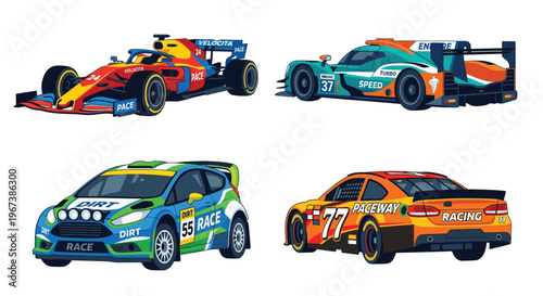 Happy family day illustration featuring silhouettes of a mother father and two children