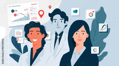 A calming light blue grid background with a dark blue accent, ideal for designs needing a serene and modern feel.