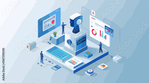 A calming light blue and white gradient background with a subtle diagonal shadow, creating a sense of depth and serenity.