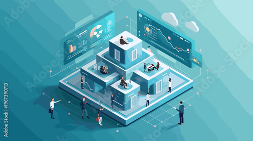 A calming teal background with a subtle gradient effect, ideal for use in designs requiring a soothing atmosphere.