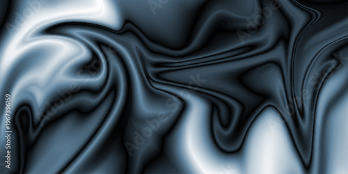 Close up texture of liquid shiny swirling waves background. liquid wavy shapes futuristic illustration glowing retro abstract background.