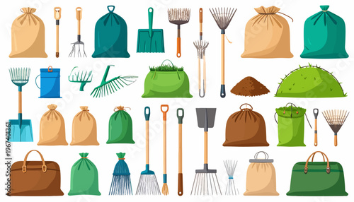 Gardening Tools and Accessories Collection.