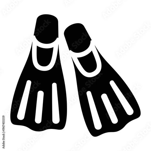 Vector of a pair of traditional ballet slippers with satin ribbons tied in bows