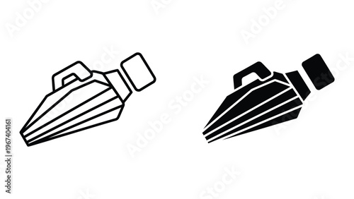 Comparison of two different types of mechanical pencils with eraser tops