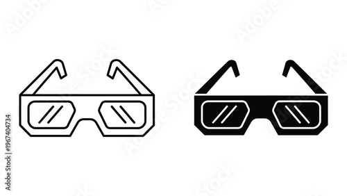 Comparison of two different styles of eclipse viewing glasses