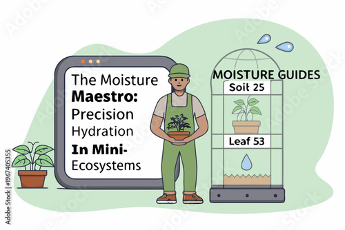 The moisture maestro a guide to precision hydration in mini ecosystems