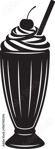 Milkshake Silhouette