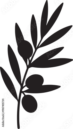 Olive Branch Silhouette