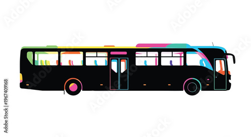 Happy friendship day illustration with cute coffee cups and colorful confetti