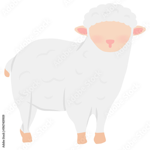 Illustration of goat eid al adha