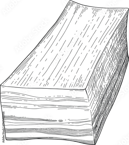 Sketch of meat product. Handdrawn beef, lamb and pork steak extra or medium rare. Grilled sausage