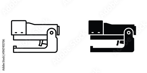 Comparison of a light and heavy-duty conveyor belt system illustration