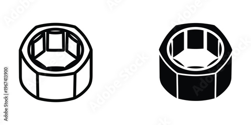 Comparison of hexagonal socket head cap screws with different fill styles