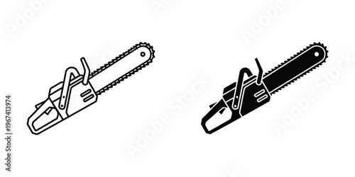 Comparison of a chainsaw and a reciprocating saw with chains
