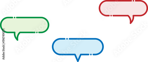 말풍선-대화-소통-채팅-메시지-대화창-고객 상담-커뮤니케이션-토론-여러 개-말풍선 세트