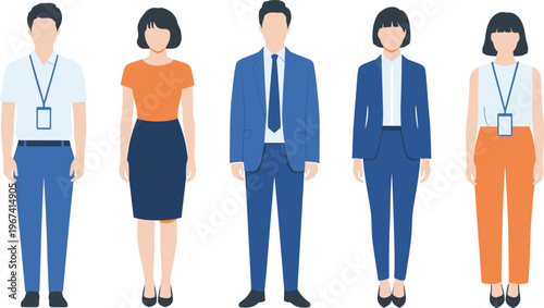 business, team, employees, office, corporate, staff, professionals, workplace, diversity, uniform, identification, company, workforce, collaborat organization, modern, people, corporate, illustration