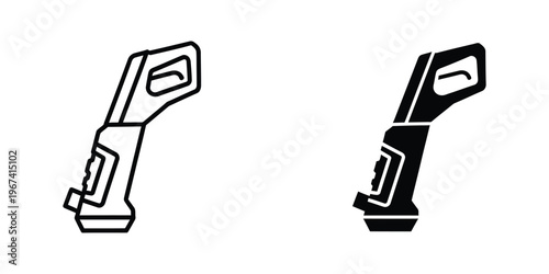 Comparison of a light and dark version of a car side mirror