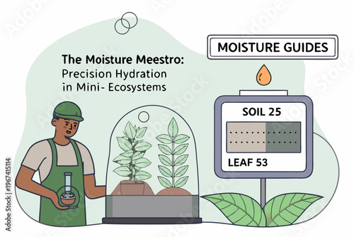 The moisture maestro precision hydration for miniature plant ecosystems