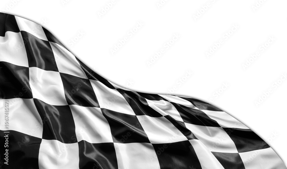 Obraz premium Checkered racing flag
