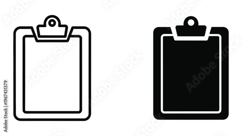 Contrast between empty and filled clipboards symbolizing completeness and readiness