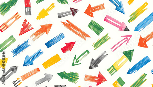 seamless background with arrows