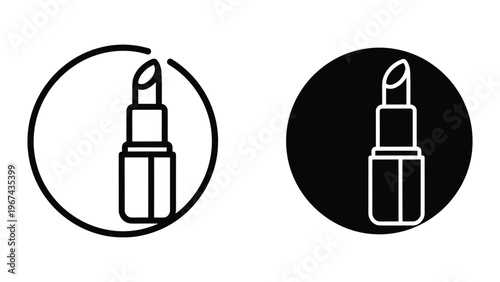 Comparison of lipstick bottle designs with different background styles