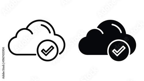 Cloud storage solutions with verification indicators