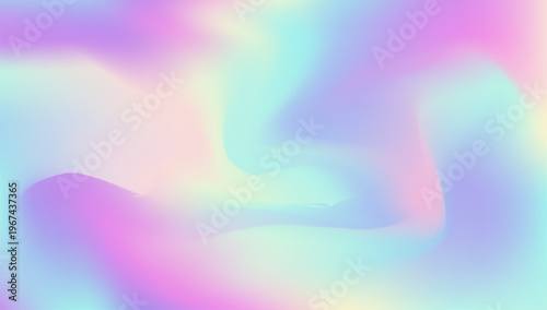 Vaporwave Texture. Fantasy Flyer. Shiny Minimalist Illustration. Pearlescent Gradient. Purple Retro Background. Hologram Gradient. Soft Concept. Pastel Foil. Pink Vaporwave Texture