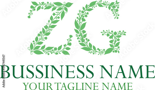 ZG Z zg initial logo | initial based abstract modern minimal creative logo, vector template image. luxury logotype logo, real estate homie logo. typography logo. initials logo