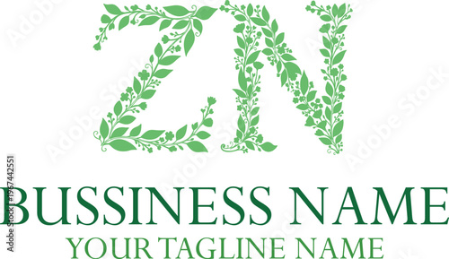 ZN Z zn initial logo | initial based abstract modern minimal creative logo, vector template image. luxury logotype logo, real estate homie logo. typography logo. initials logo