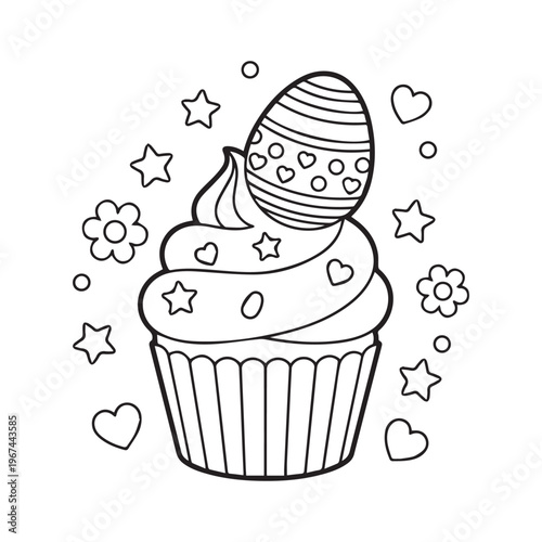 Bold and Easy Cute Easter Coloring Pages