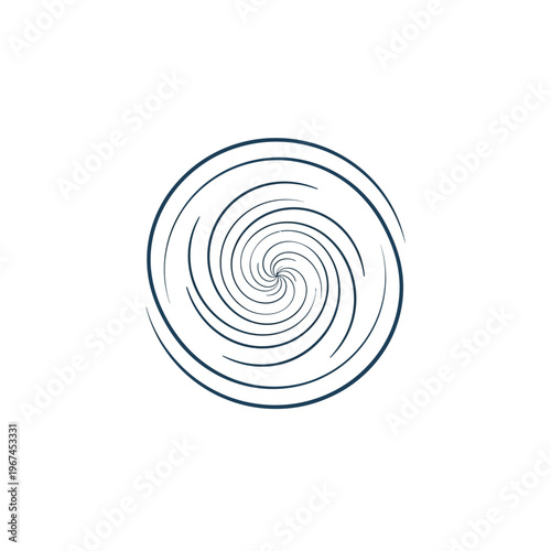 Spiral vortex illustration a mesmerizing visual representation of energy and motion.