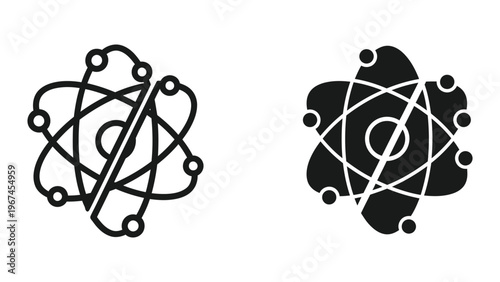 Contrast between traditional and modern atomic structure representations