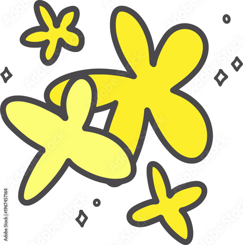 반짝이는 노랑 개나리